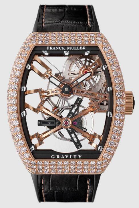 Franck Muller VANGUARD GRAVITY SKELETON DIAMOND Review Replica Watch Cheap Price V45TGRAVITYCSSQTD 5NNR